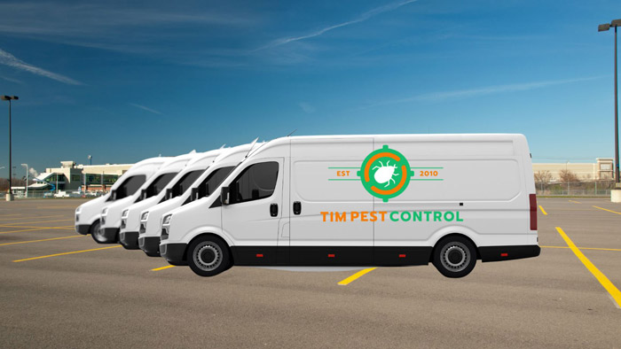 TIm pest Control Van ready to visit customers location